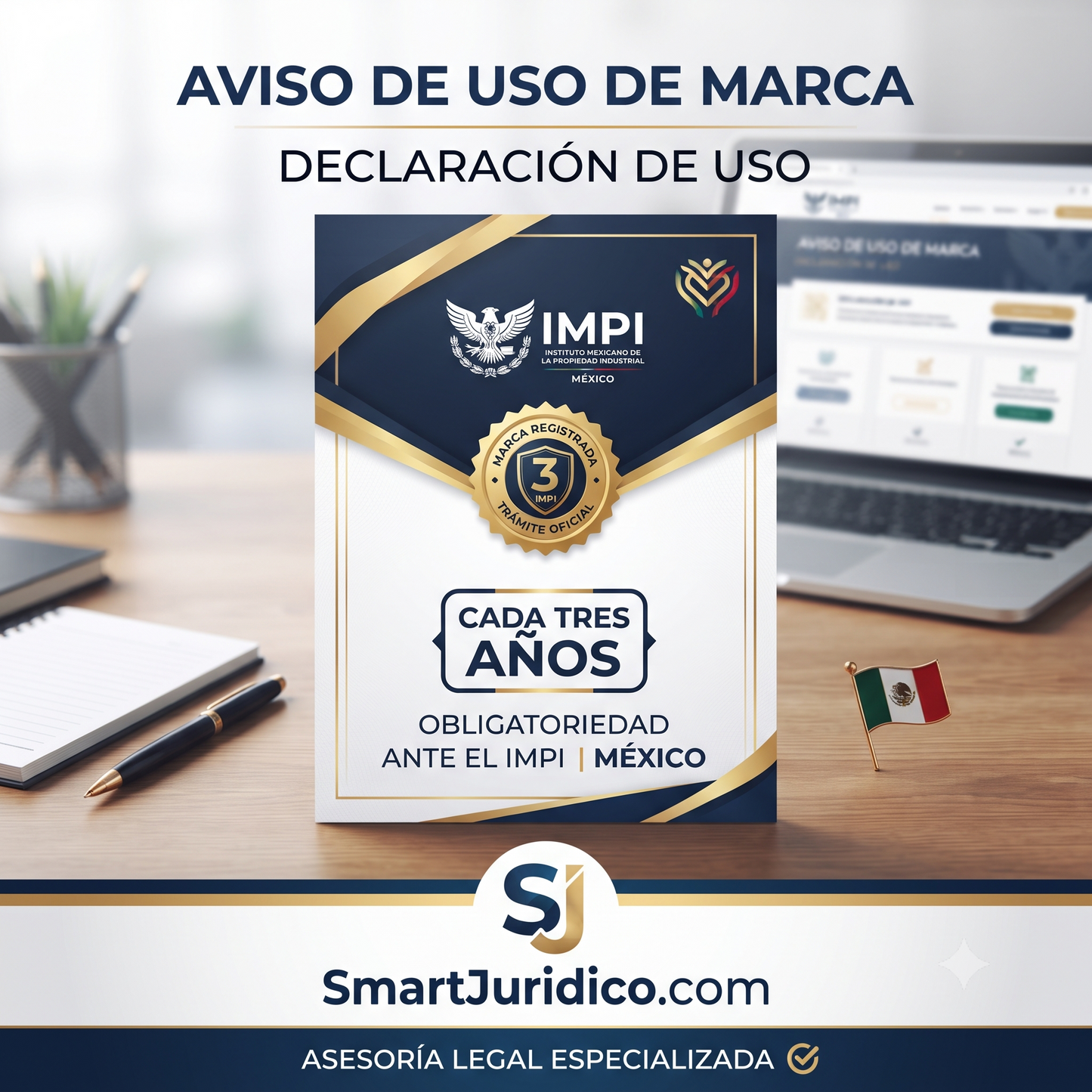 Declaración de Uso de Marca Cada Tres Años - Evita la Caducidad.